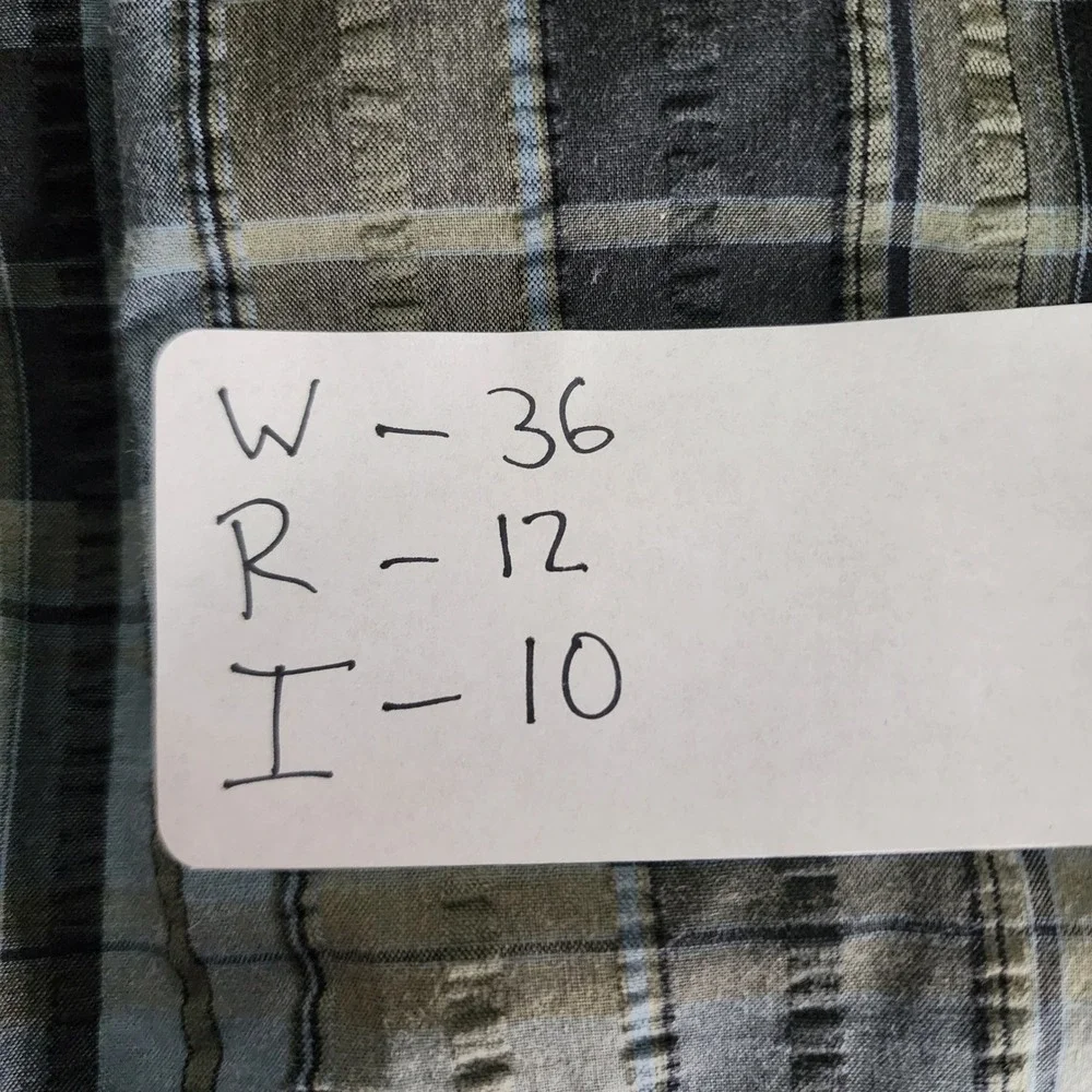 Patagonia Seersucker Shorts Men 36‎ Plaid 10